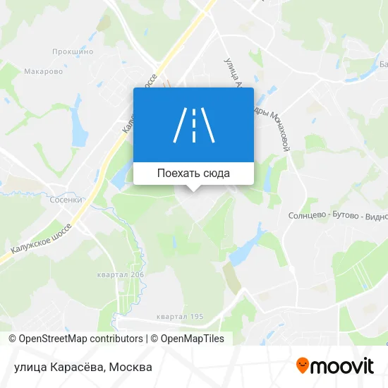 Карта улица Карасёва