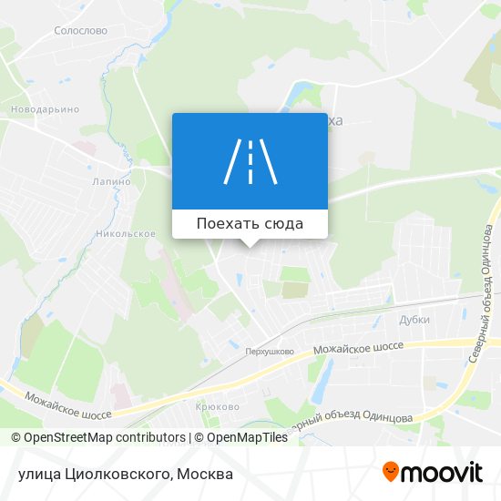 Карта улица Циолковского