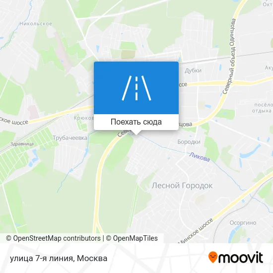 Карта улица 7-я линия