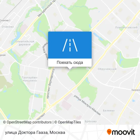 Карта улица Доктора Гааза