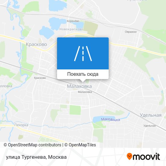 Карта улица Тургенева