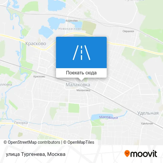 Карта улица Тургенева
