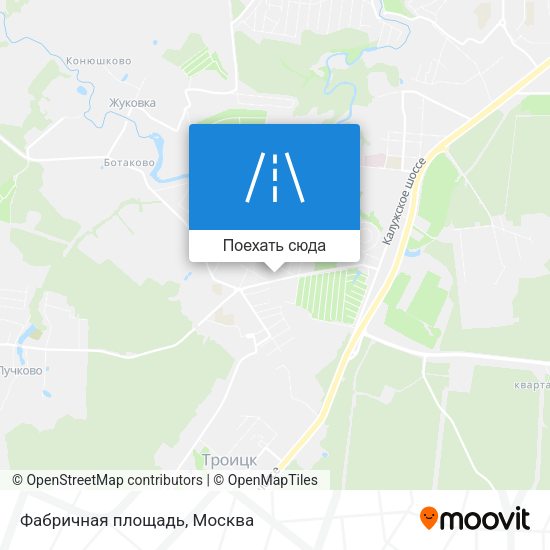 Карта Фабричная площадь