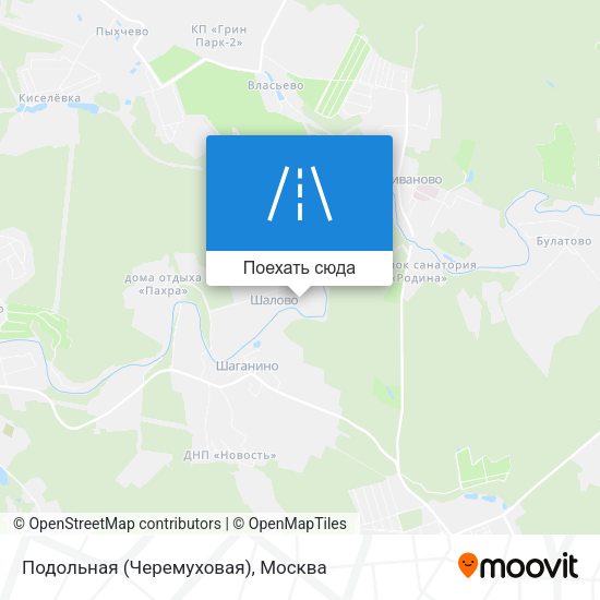 Карта Подольная (Черемуховая)