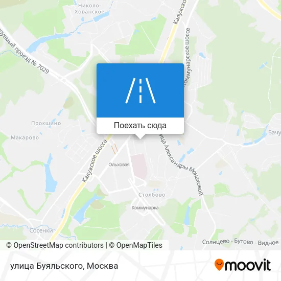 Карта улица Буяльского