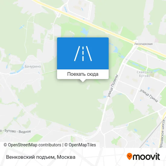 Карта Венковский подъем