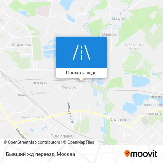Карта Бывший жд переезд