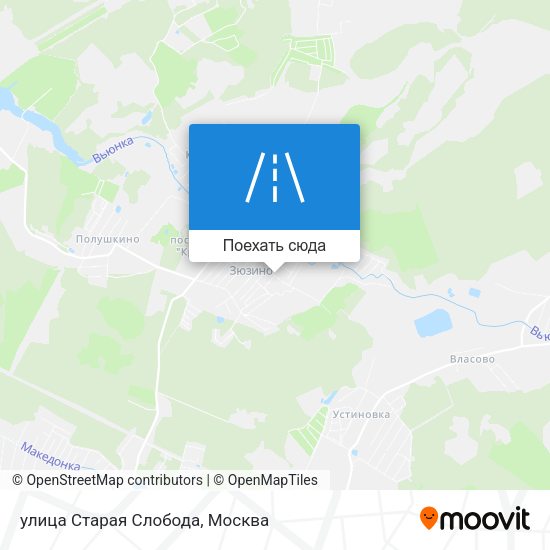 Карта улица Старая Слобода