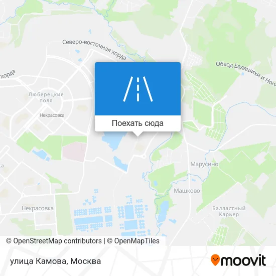 Карта улица Камова