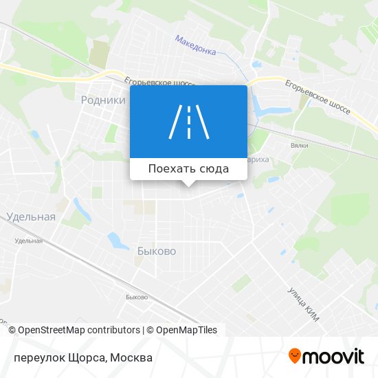 Карта переулок Щорса