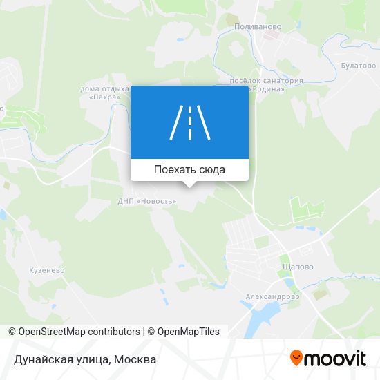 Карта Дунайская улица