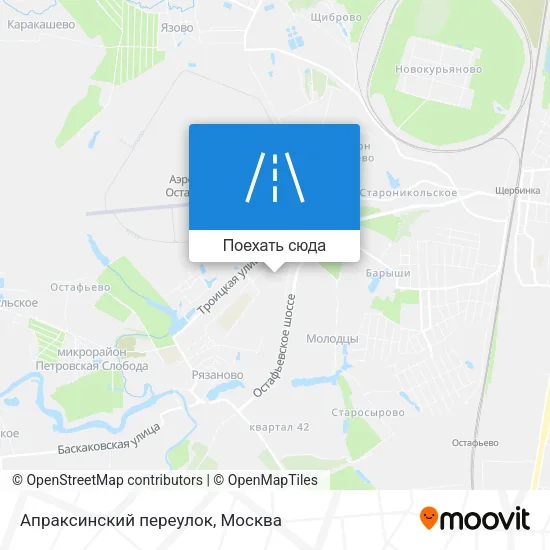 Карта Апраксинский переулок