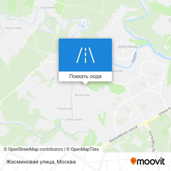Карта Жасминовая улица