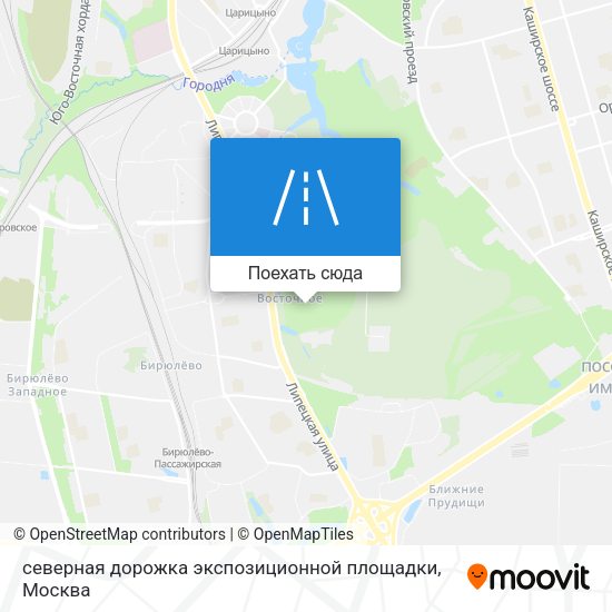 Карта северная дорожка экспозиционной площадки