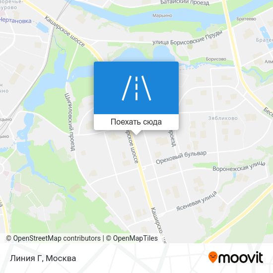 Карта Линия Г