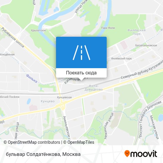 Карта бульвар Солдатёнкова