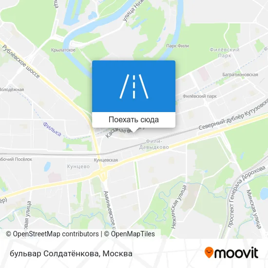 Карта бульвар Солдатёнкова