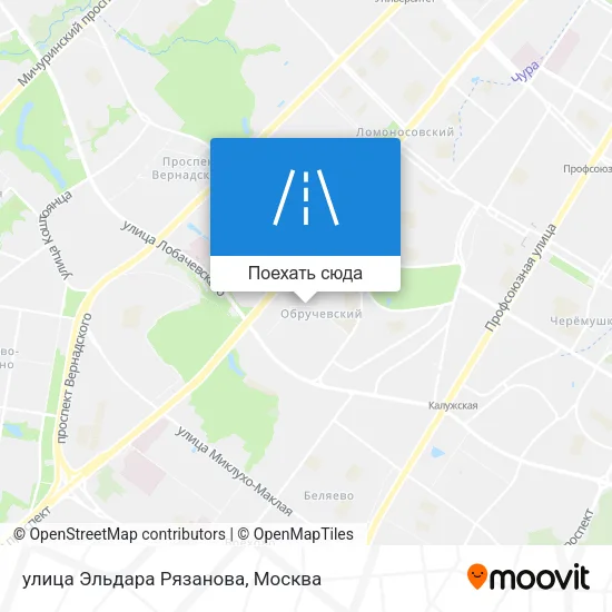 Карта улица Эльдара Рязанова