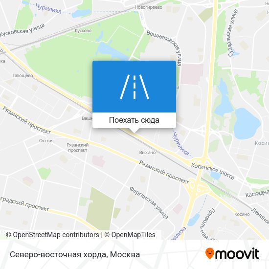 Карта Северо-восточная хорда