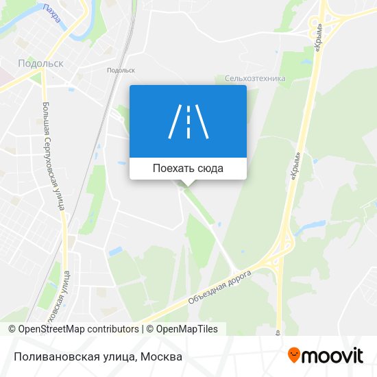 Карта Поливановская улица