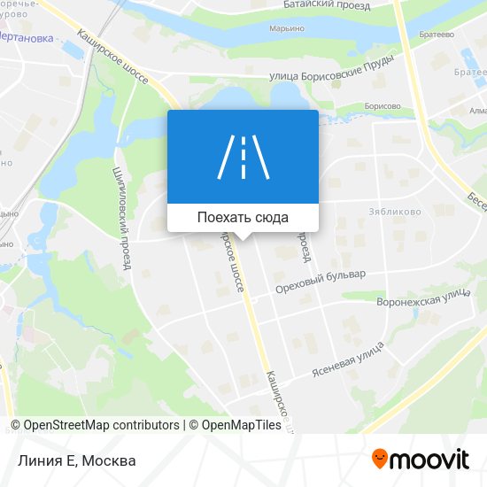 Карта Линия Е