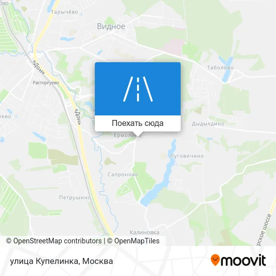 Карта улица Купелинка