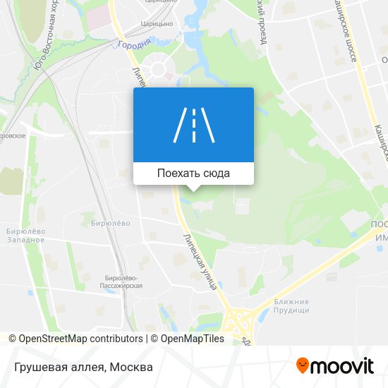 Карта Грушевая аллея