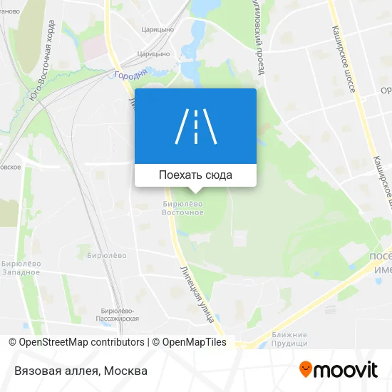 Карта Вязовая аллея