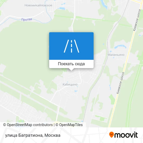 Карта улица Багратиона