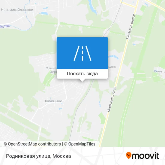 Карта Родниковая улица