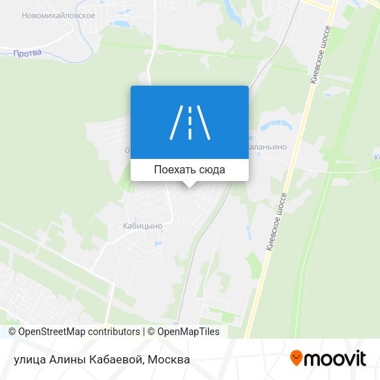 Карта улица Алины Кабаевой