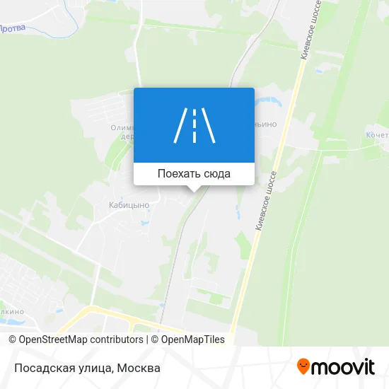 Карта Посадская улица