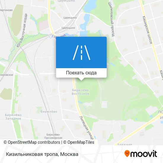 Карта Кизильниковая тропа