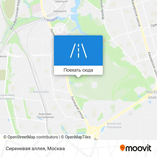 Карта Сиреневая аллея