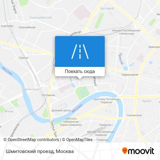 Карта Шмитовский проезд