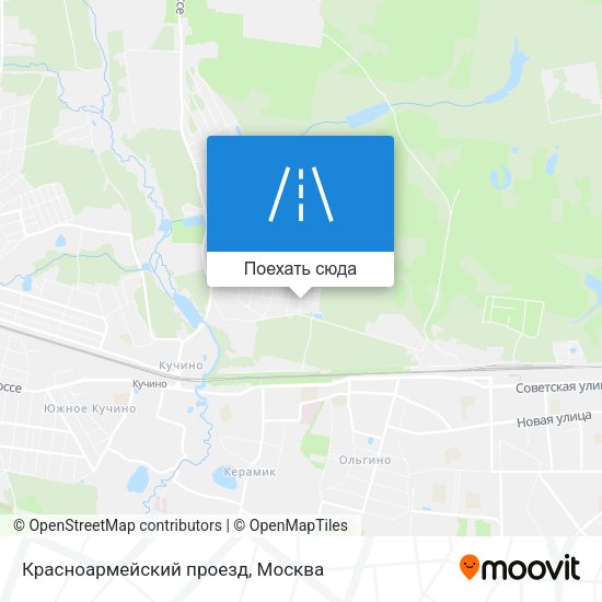 Карта Красноармейский проезд