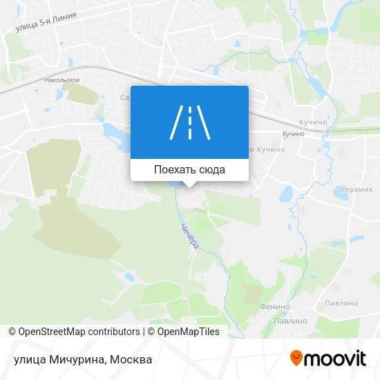 Карта улица Мичурина
