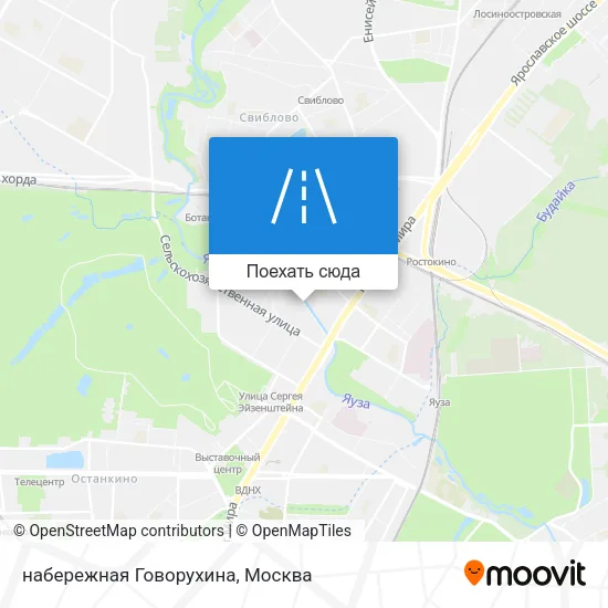 Карта набережная Говорухина