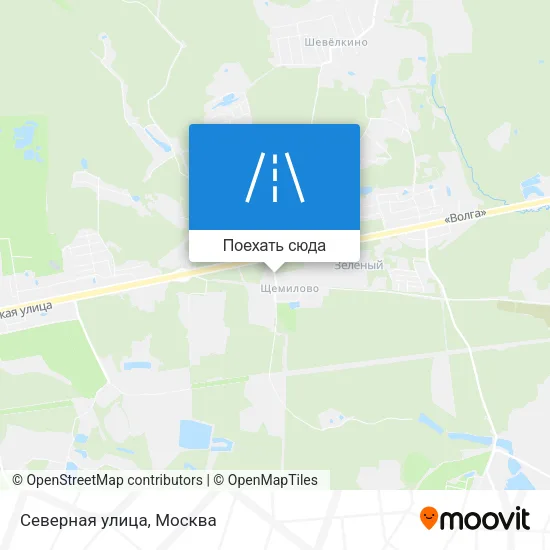 Карта Северная улица