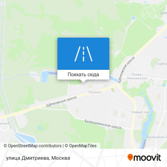 Карта улица Дмитриева