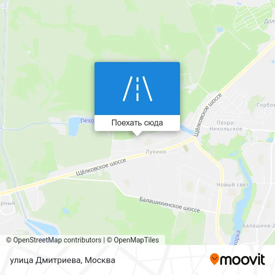 Карта улица Дмитриева