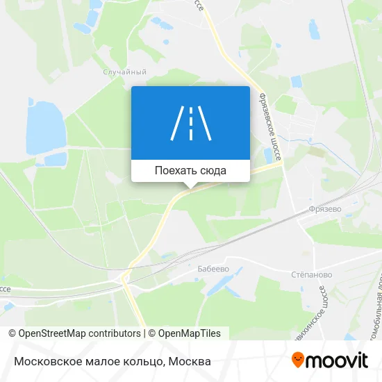 Карта Московское малое кольцо