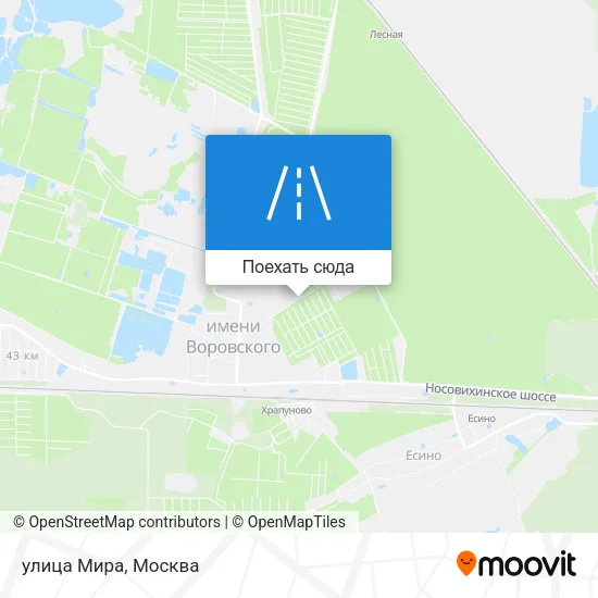 Карта улица Мира