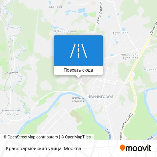 Карта Красноармейская улица