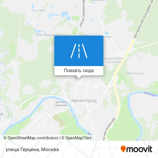 Карта улица Герцена