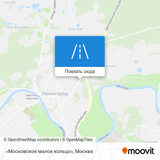 Карта «Московское малое кольцо»