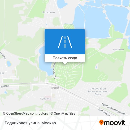 Карта Родниковая улица