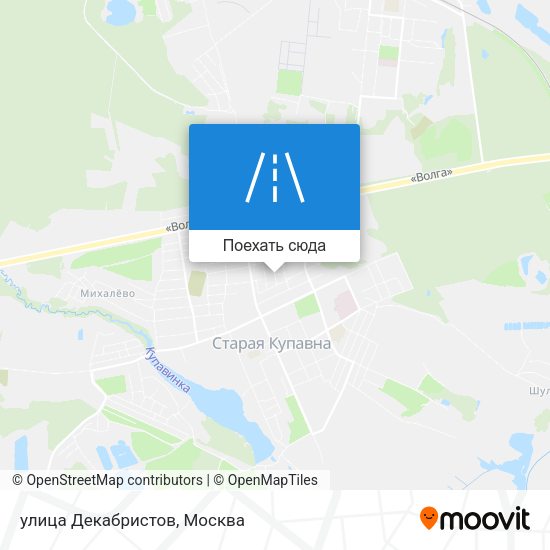 Карта улица Декабристов