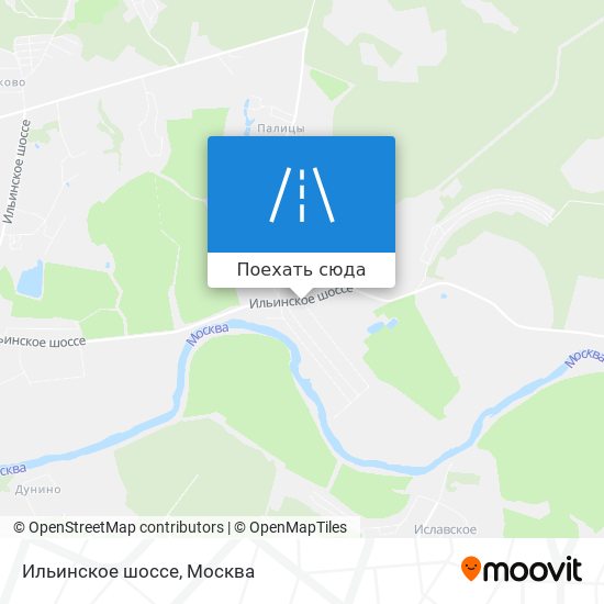 Карта Ильинское шоссе
