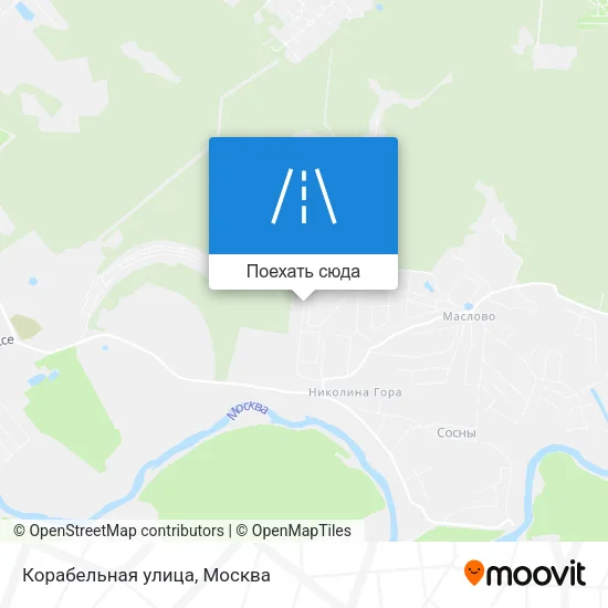 Карта Корабельная улица